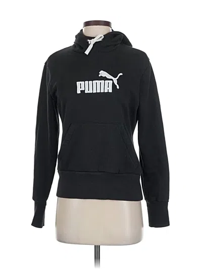 Pre-owned Puma Pullover Hoodie In Black