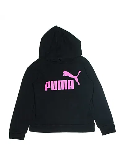 Pre-owned Puma Kids' Pullover Hoodie In Black