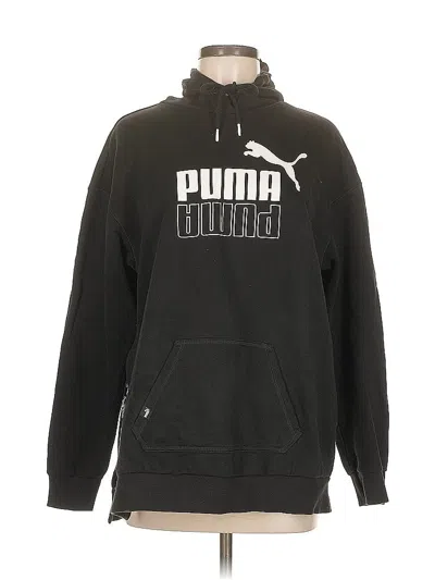 Pre-owned Puma Pullover Hoodie In Black