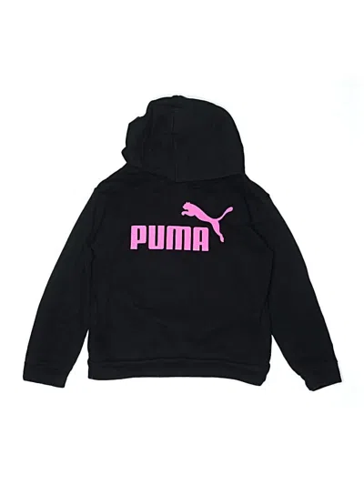 Pre-owned Puma Kids' Pullover Hoodie In Black