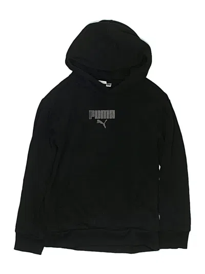 Pre-owned Puma Kids' Pullover Hoodie In Black