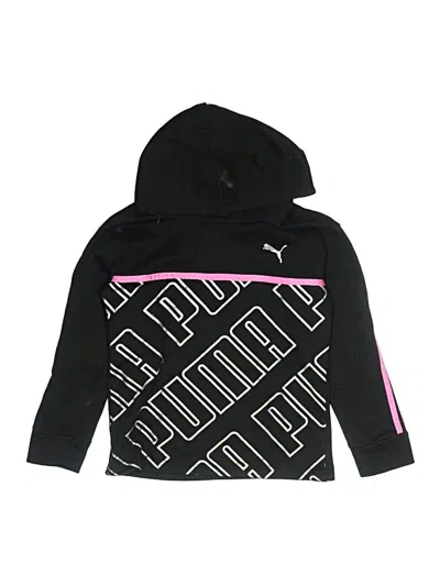 Pre-owned Puma Kids' Pullover Hoodie In Black