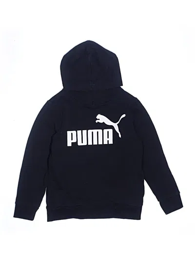 Pre-owned Puma Kids' Pullover Hoodie In Black