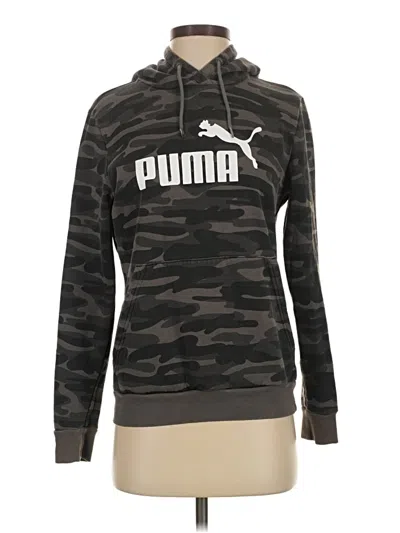 Pre-owned Puma Pullover Hoodie In Black