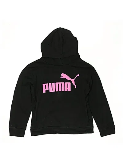 Pre-owned Puma Kids' Pullover Hoodie In Black