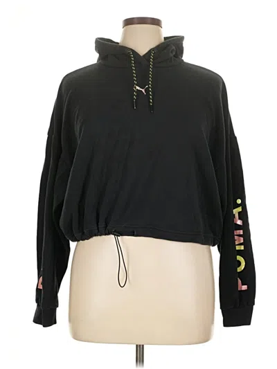 Pre-owned Puma Pullover Hoodie In Black