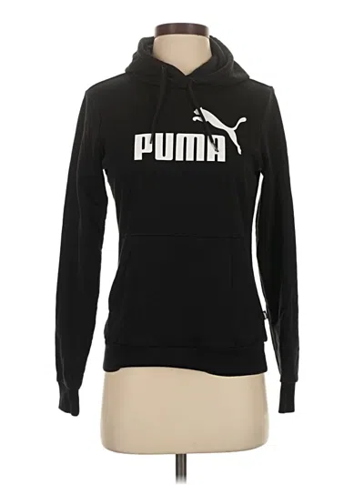 Pre-owned Puma Pullover Hoodie In Black