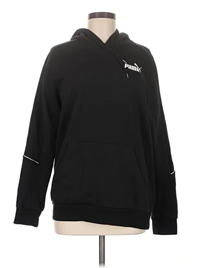 Pre-owned Puma Pullover Hoodie In Black