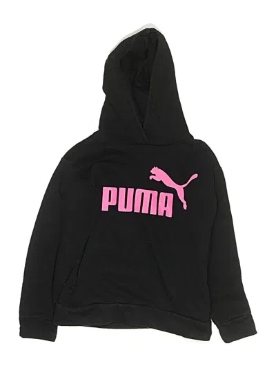 Pre-owned Puma Kids' Pullover Hoodie In Black