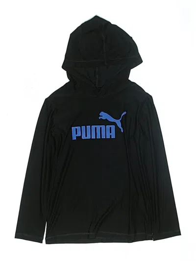 Pre-owned Puma Kids' Pullover Hoodie In Black