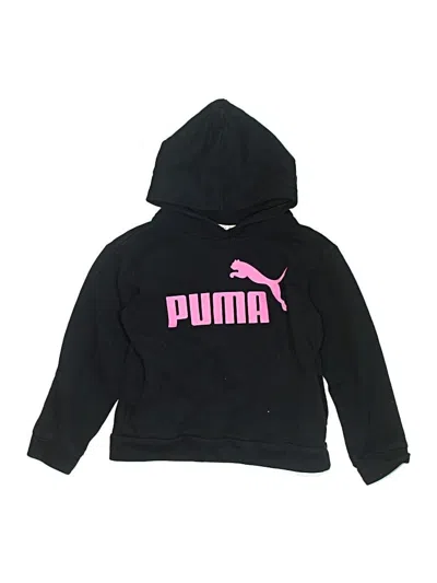 Pre-owned Puma Kids' Pullover Hoodie In Black