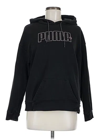 Pre-owned Puma Pullover Hoodie In Black
