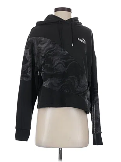Pre-owned Puma Pullover Hoodie In Black