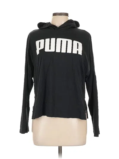 Pre-owned Puma Pullover Hoodie In Black