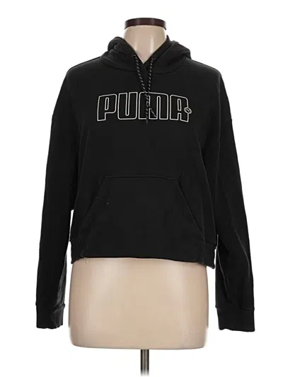 Pre-owned Puma Pullover Hoodie In Black