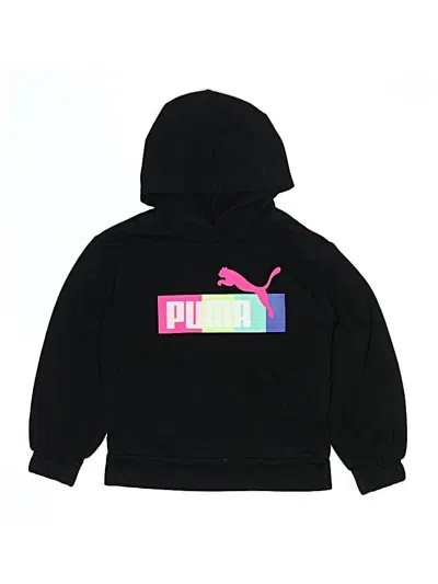 Pre-owned Puma Kids' Pullover Hoodie In Black