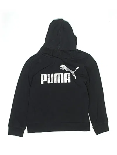 Pre-owned Puma Kids' Pullover Hoodie In Black