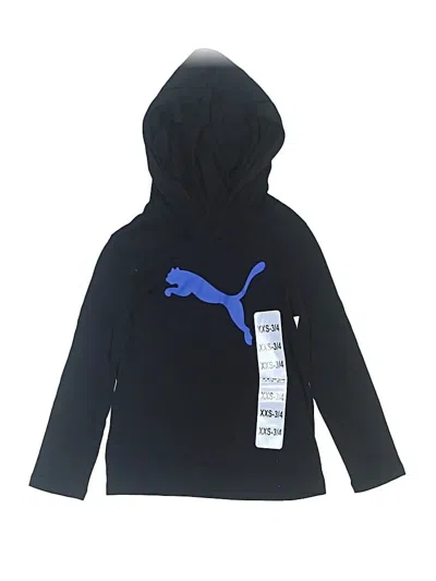Pre-owned Puma Kids' Pullover Hoodie In Black