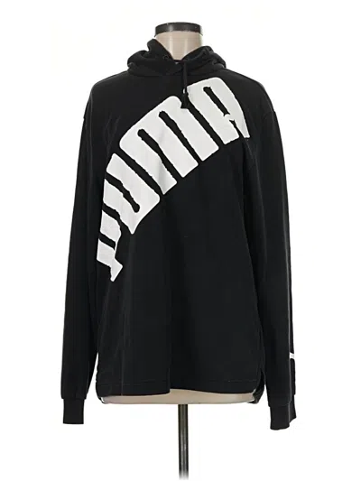 Pre-owned Puma Pullover Hoodie In Black