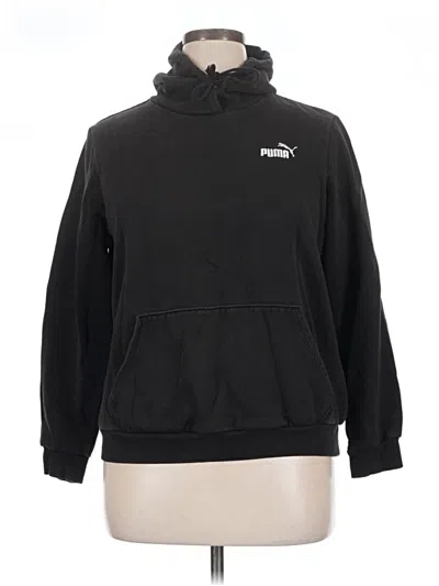Pre-owned Puma Pullover Hoodie In Black