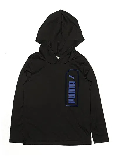 Pre-owned Puma Kids' Pullover Hoodie In Black