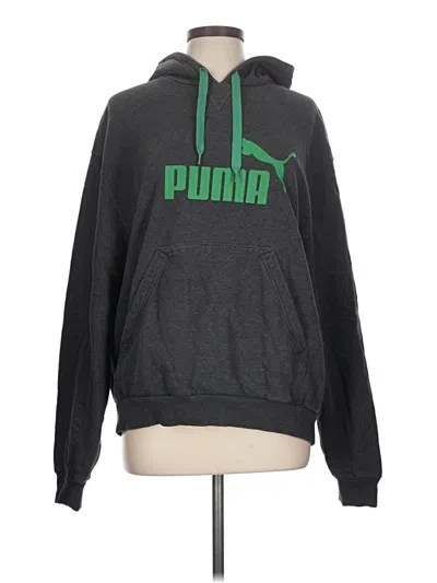 Pre-owned Puma Pullover Hoodie In Black