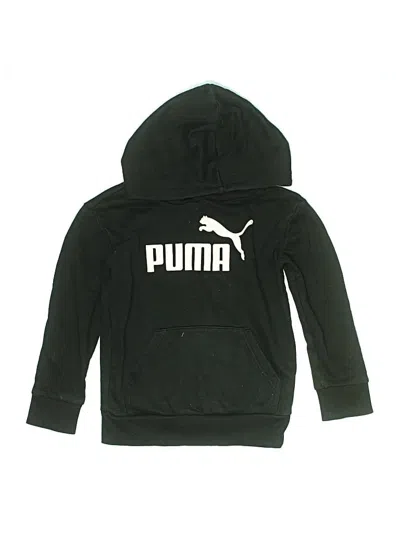 Pre-owned Puma Kids' Pullover Hoodie In Black
