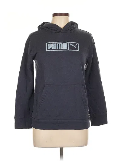 Pre-owned Puma Pullover Hoodie In Blue