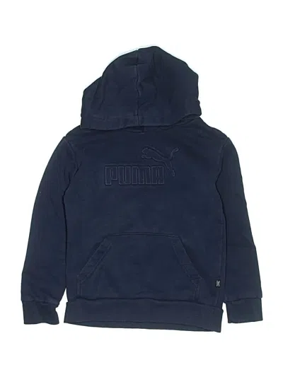 Pre-owned Puma Kids' Pullover Hoodie In Blue