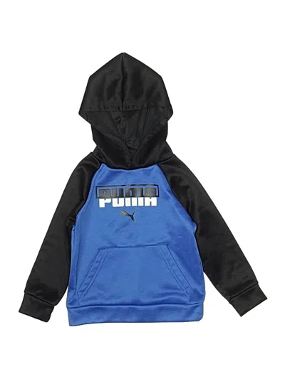 Pre-owned Puma Kids' Pullover Hoodie In Blue