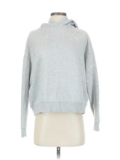Pre-owned Puma Pullover Hoodie In Gray