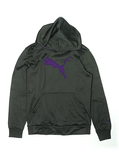 Pre-owned Puma Kids' Pullover Hoodie In Gray