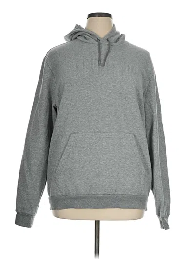 Pre-owned Puma Pullover Hoodie In Gray