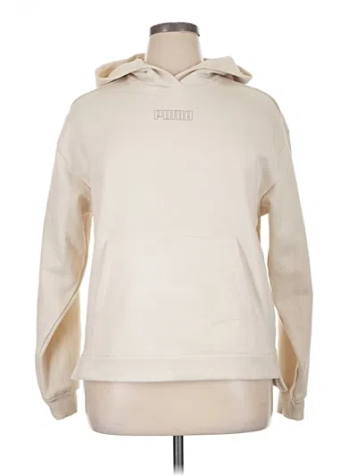 Pre-owned Puma Pullover Hoodie In Ivory
