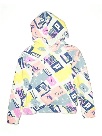 Pre-owned Puma Kids' Pullover Hoodie In Pink
