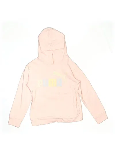 Pre-owned Puma Kids' Pullover Hoodie In Pink