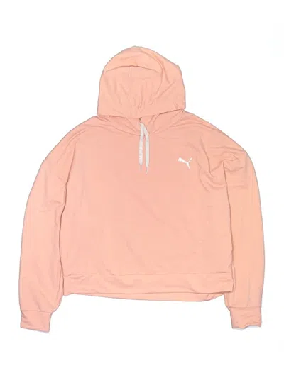 Pre-owned Puma Kids' Pullover Hoodie In Pink