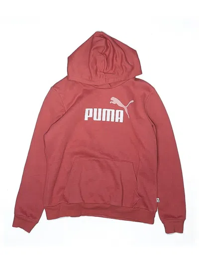 Pre-owned Puma Kids' Pullover Hoodie In Red