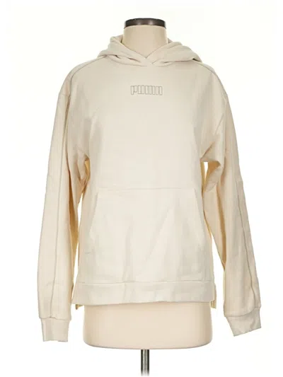 Pre-owned Puma Pullover Hoodie In Tan