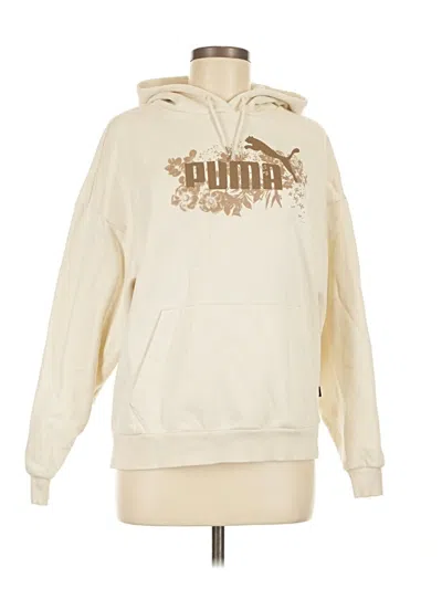 Pre-owned Puma Pullover Hoodie In Tan
