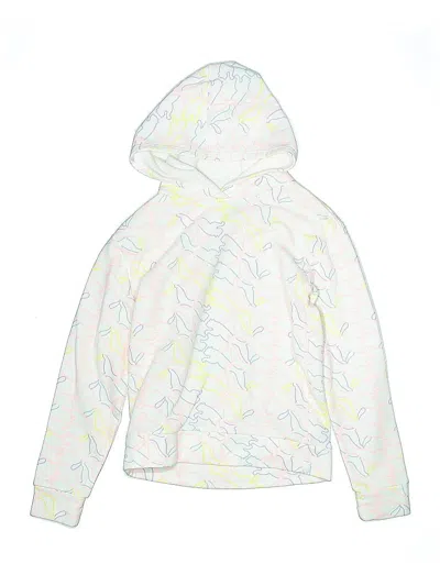 Pre-owned Puma Kids' Pullover Hoodie In White