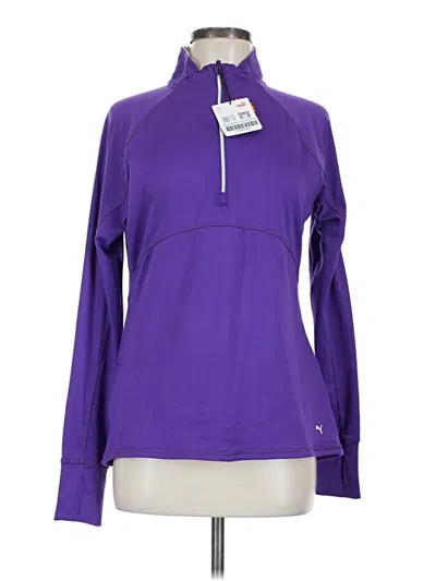 Pre-owned Puma Pullover Sweater In Purple