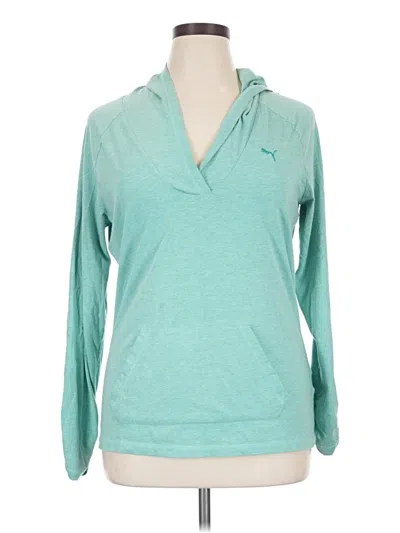 Pre-owned Puma Pullover Sweater In Teal