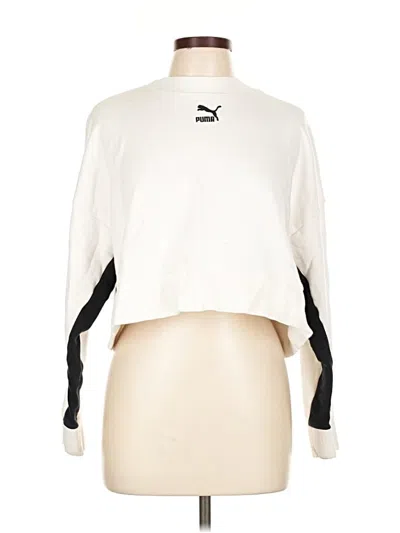 Pre-owned Puma Pullover Sweater In White
