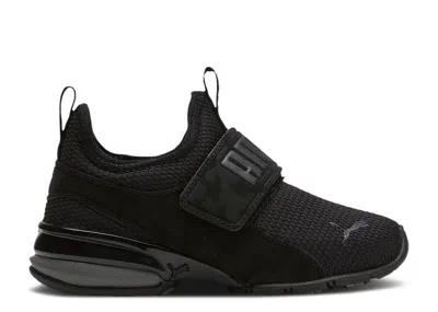 Puma Axelion Slip-on Little Kid 'camo - Black Castlerock'