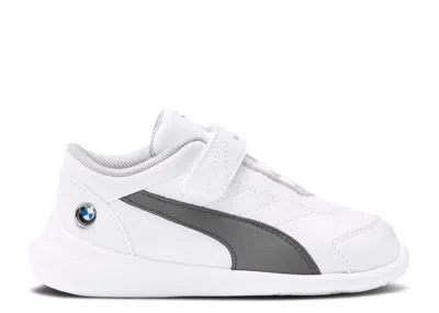 Puma Babies'   Bmw M Motorsport X Kart Cat 3 V Toddler 'white Smoked Pearl'
