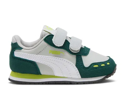 Puma Babies'   Cabana Racer Sl 20 V Toddler 'cool Light Grey Dark Myrtle' In Green
