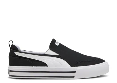 Puma Court Classic Vulc Slip On 'black White'