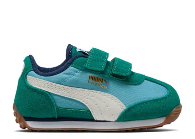 Puma Babies'   Easy Rider Td 'aqua Vapor Gray' In Blue