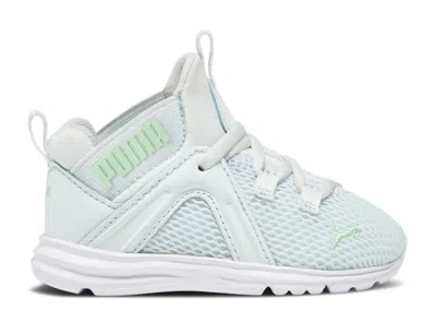 Puma Babies'   Enzo Toddler 'dewdrop Fresh Mint' In Blue